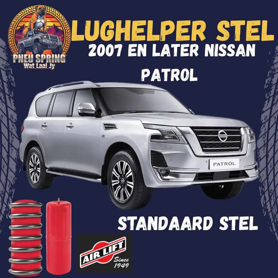 2007 en later Nissan Patrol (Standaard suspensie)