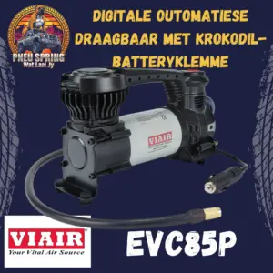 VIAIR EVC85P Digitale outomatiese draagbare kompressor met sigaretaansteker-kragpoort