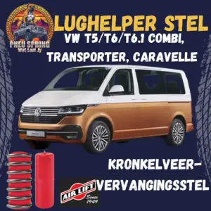 Volkswagen T5/T6/T6.1 Combi, Transporter, Caravelle (Kronkelveer-vervangingsstel)